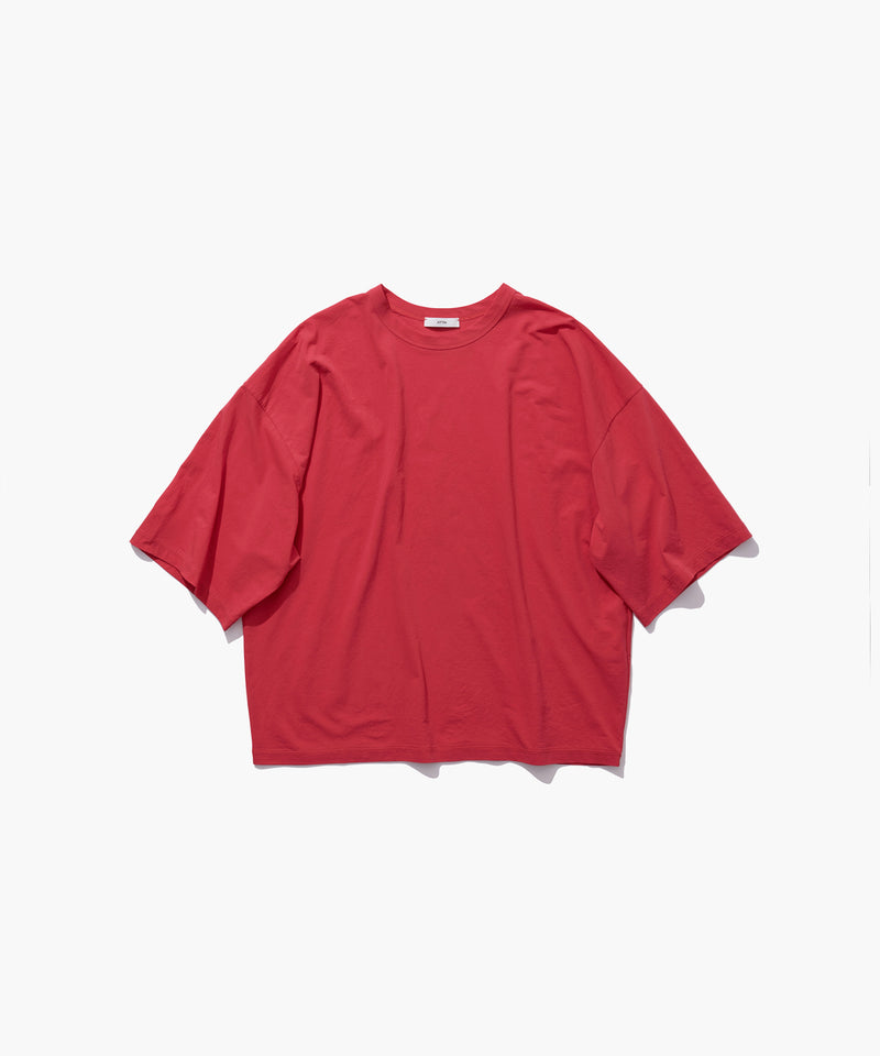 SHRINK FRESCA JERSEY | WIDE SLEEVE T-SHIRT – ATON | エイトン
