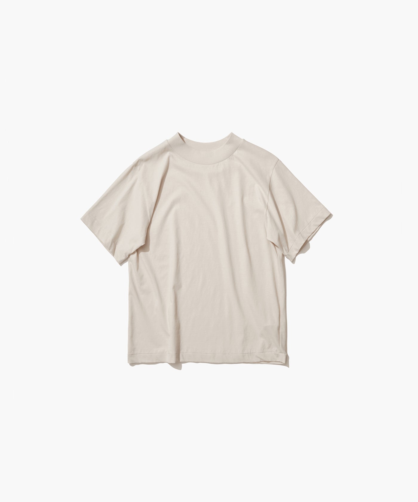 FRESCA NUBUCK | MOCK NECK T-SHIRT – ATON | エイトン
