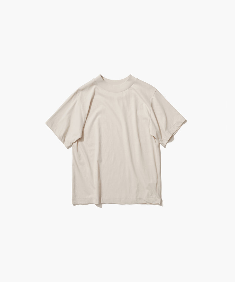 FRESCA NUBUCK | MOCK NECK T-SHIRT – ATON | エイトン