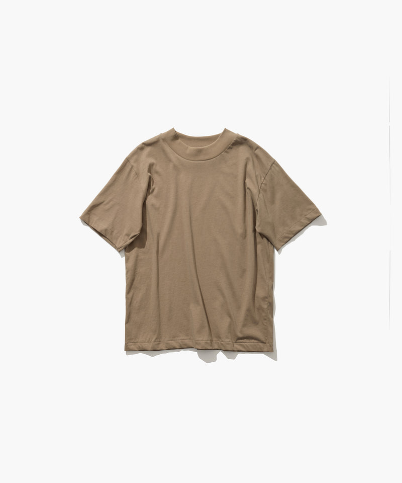 FRESCA NUBUCK | MOCK NECK T-SHIRT – ATON | エイトン