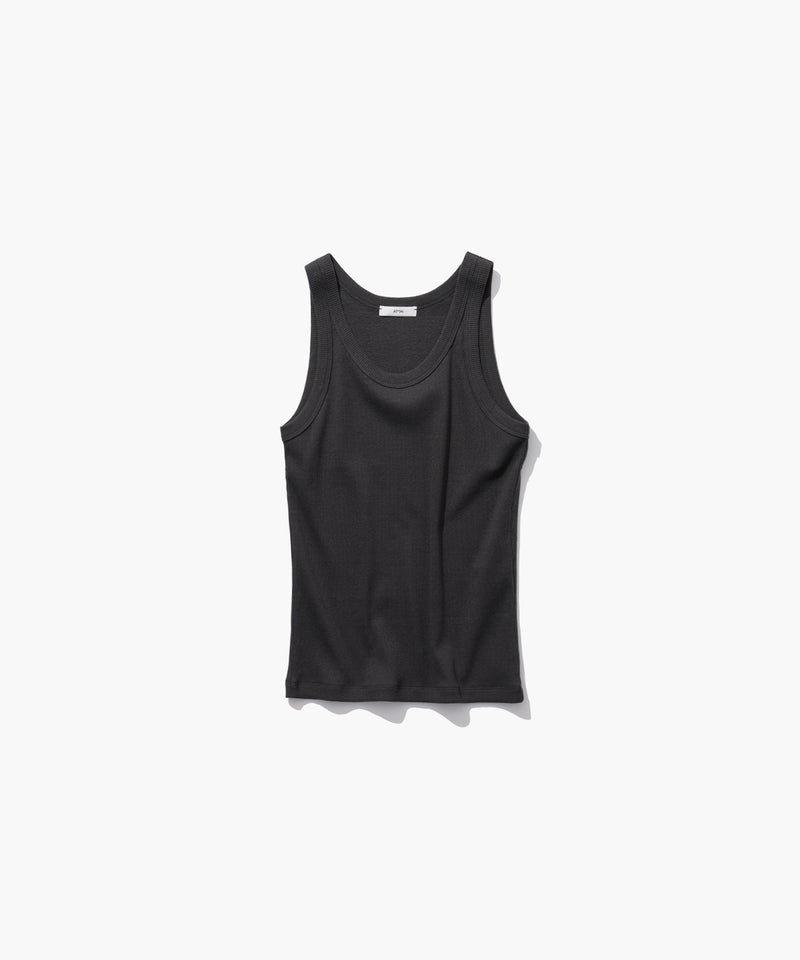 RECYCLE SUVIN RIB | TANK TOP – ATON | エイトン