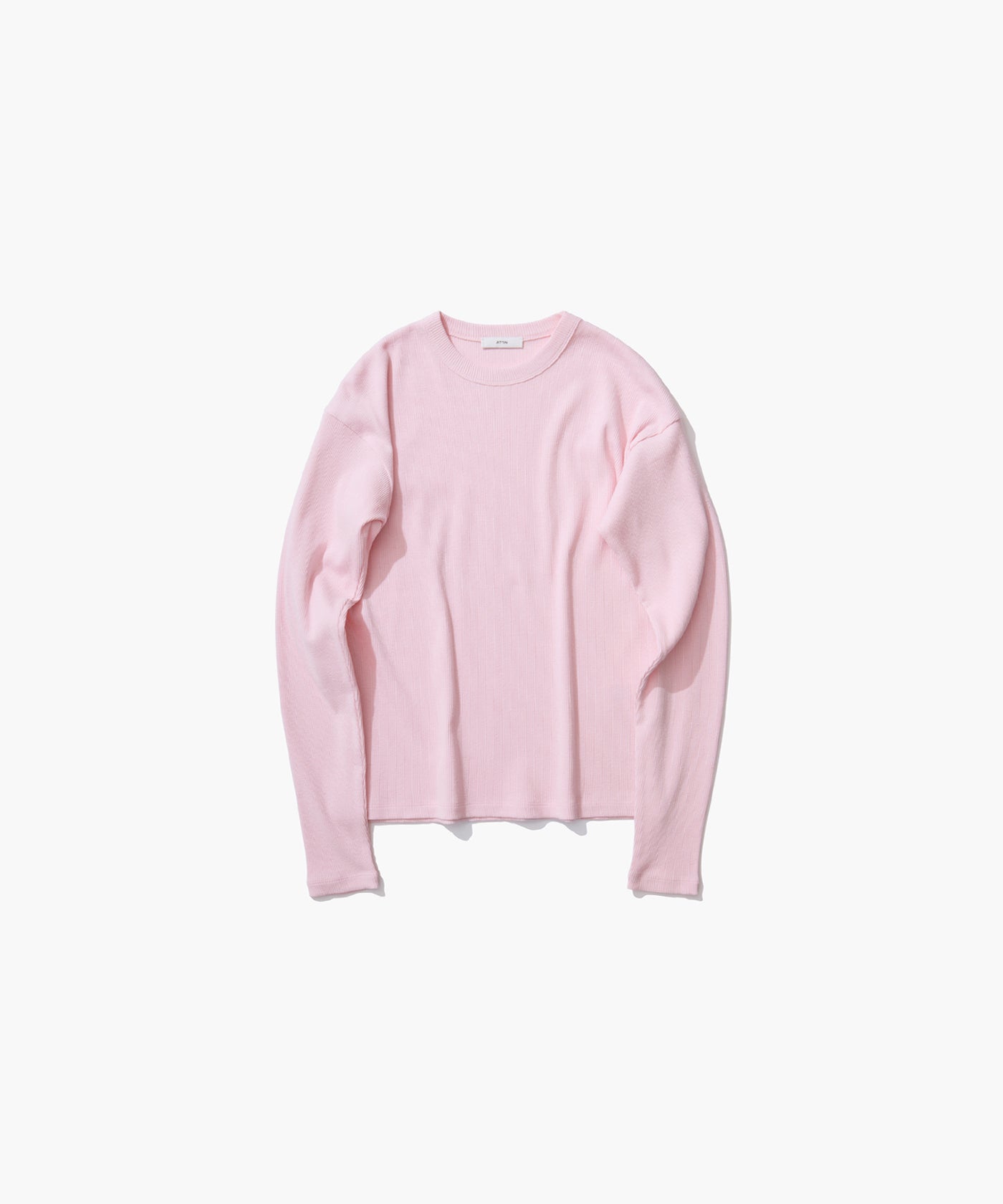 RECYCLE SUVIN RIB | L0NG SLEEVE T-SHIRT – ATON | エイトン