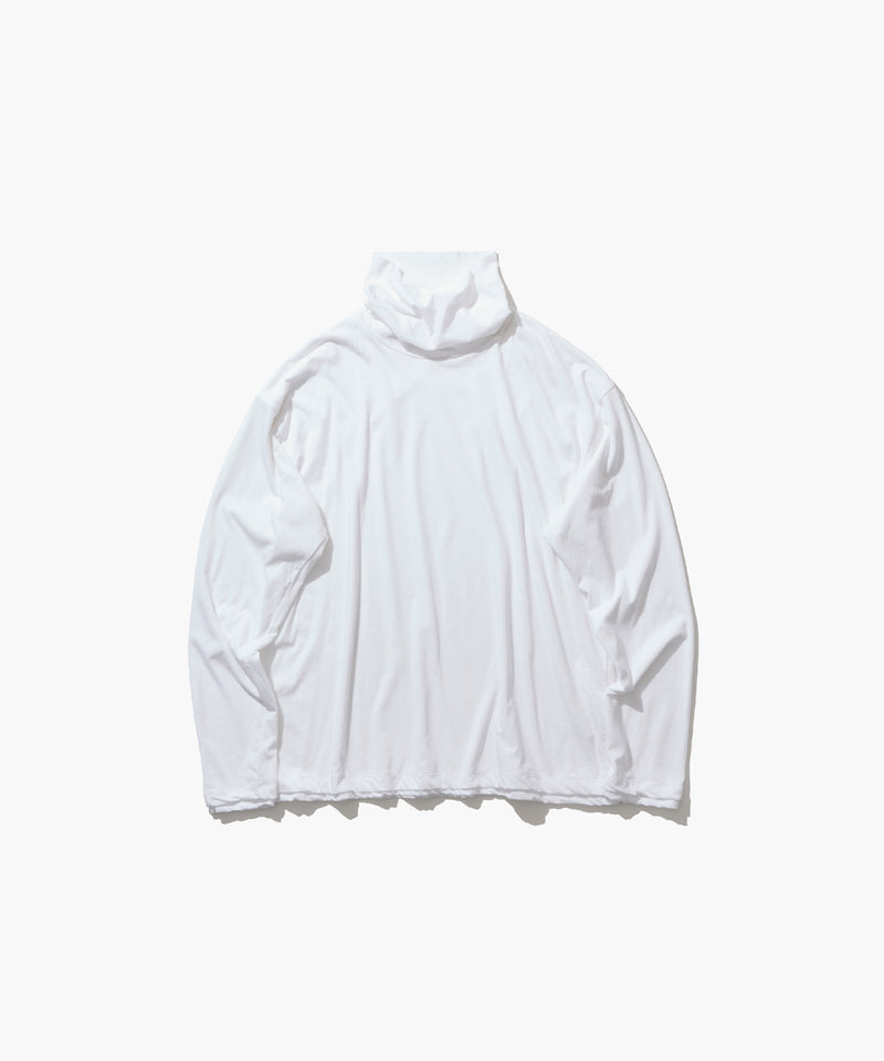 【gentil】白トップス（新品）1244 FRESCA | LAYERED TURTLE NECK PULLOVER – ATON | エイトン