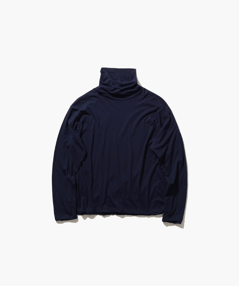 FRESCA | LAYERED TURTLE NECK PULLOVER – ATON | エイトン