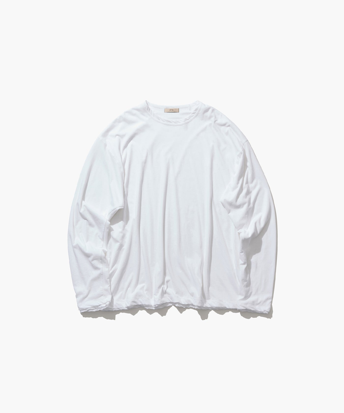 FRESCA | LAYERED CREW NECK PULLOVER – ATON | エイトン
