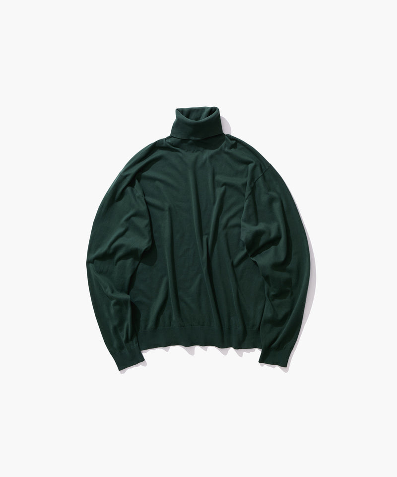 SMOOTH SUVIN | TURTLE NECK SWEATER – ATON | エイトン