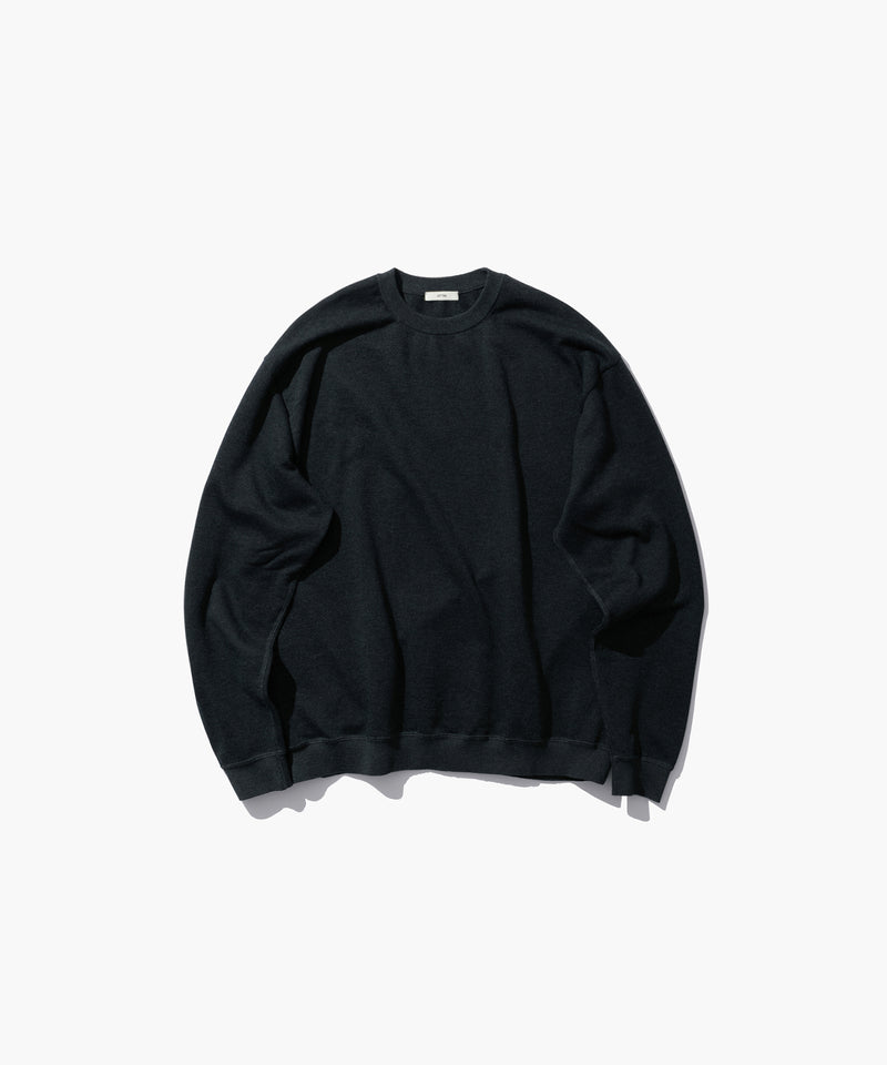 COTTON CASHMERE JACQUARD | CREW NECK SWEATER – ATON | エイトン