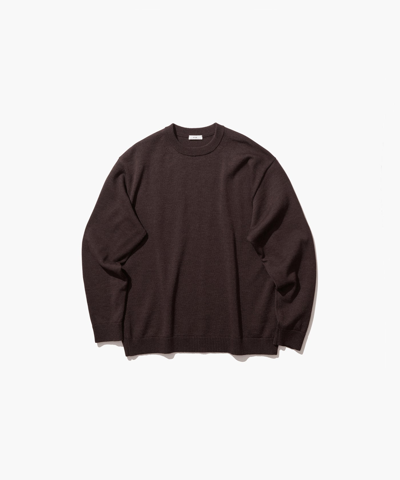 WOOL WASHI | CREWNECK SWEATER – ATON | エイトン