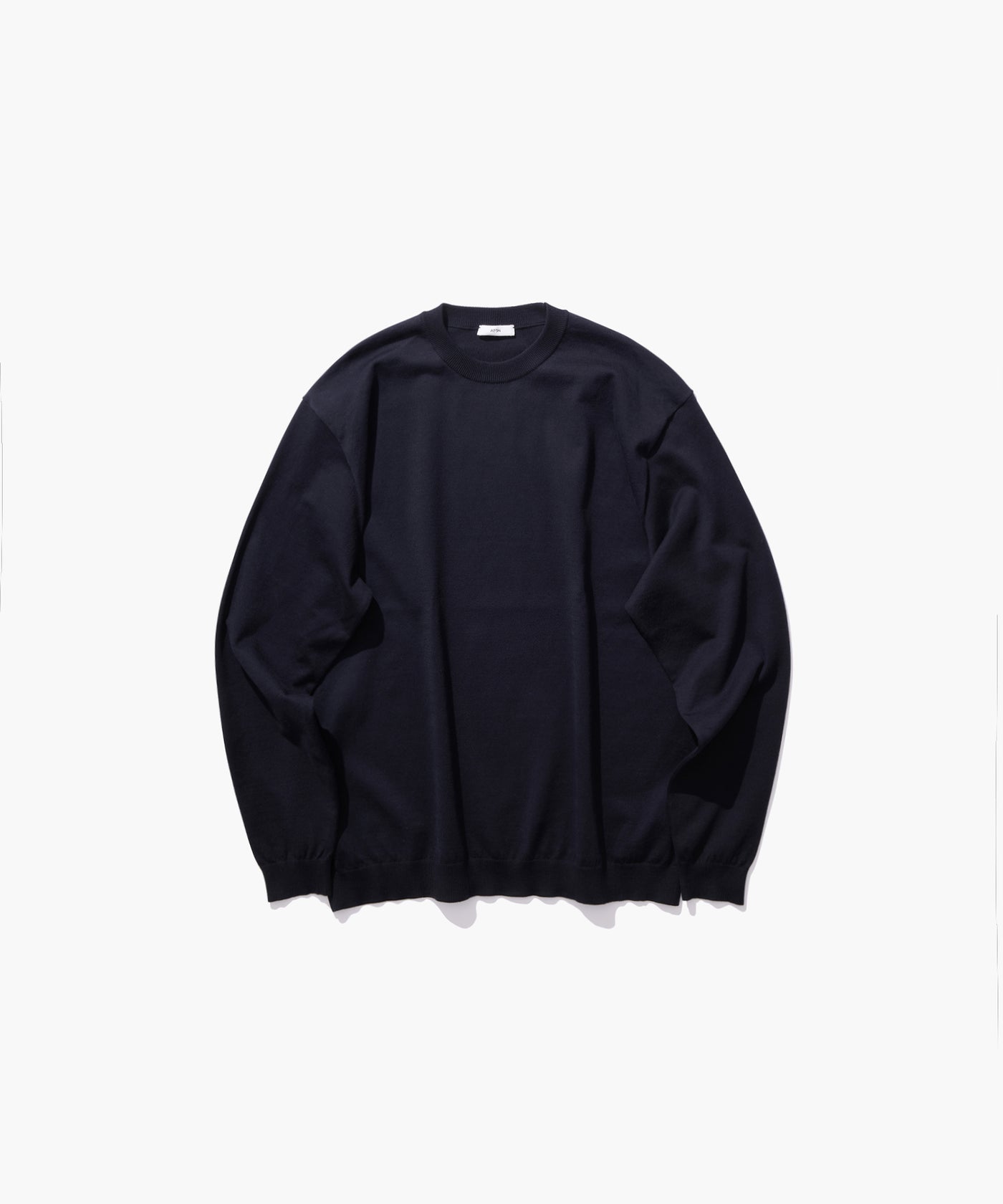 FINE COMPACT COTTON | CREW NECK SWEATER – ATON | エイトン