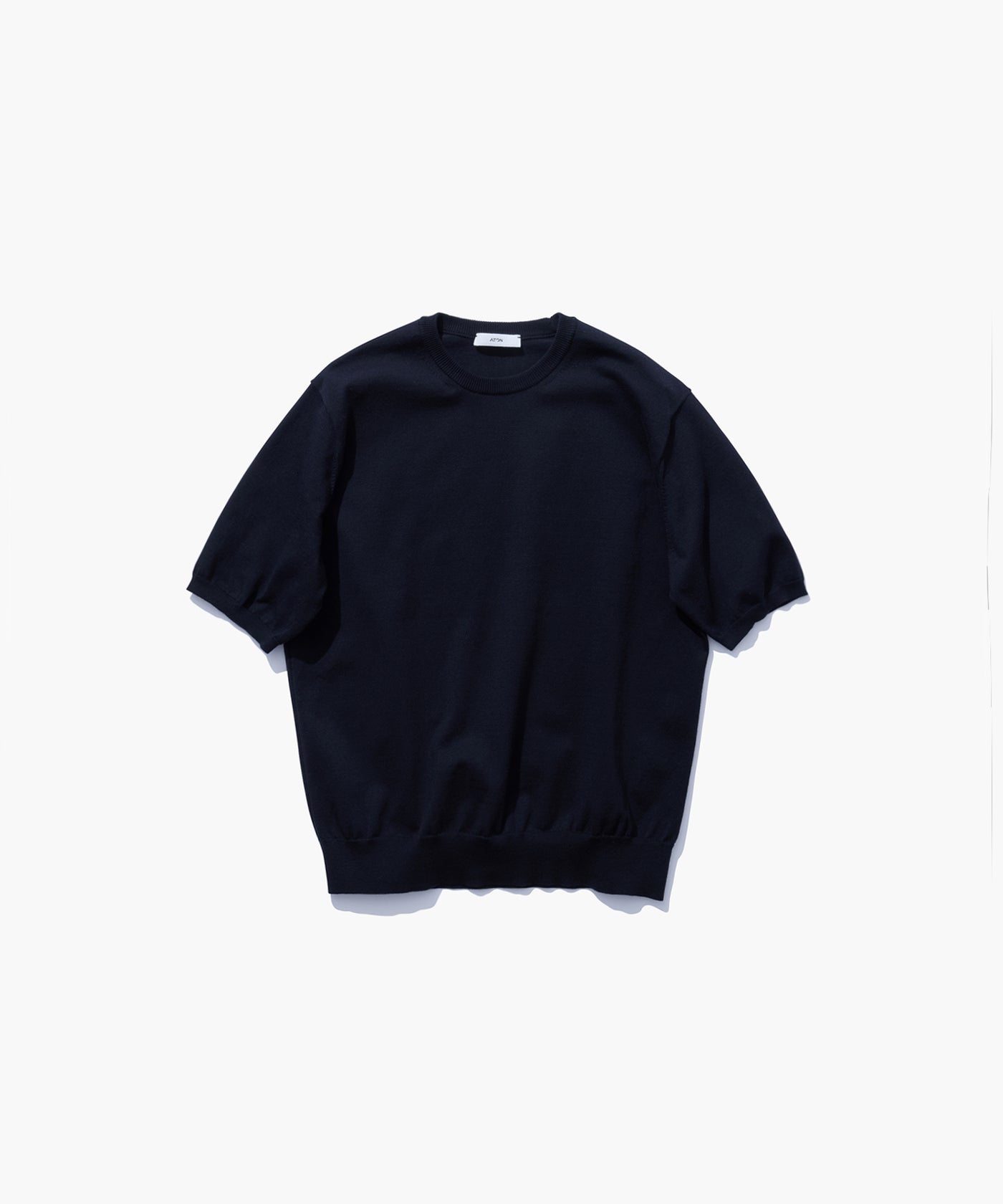 FINE COMPACT COTTON | CREW NECK SWEATER – ATON | エイトン