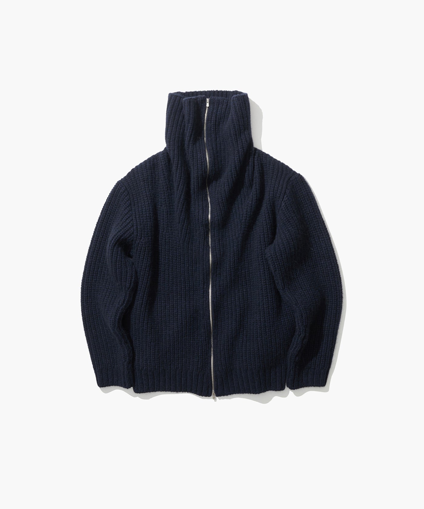 WOOL CASHMERE ALPACA | ZIPPER CARDIGAN – ATON | エイトン