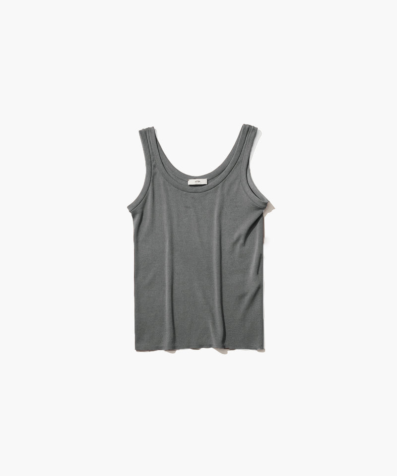 FRESCA CIRCULAR RIB | TANKTOP