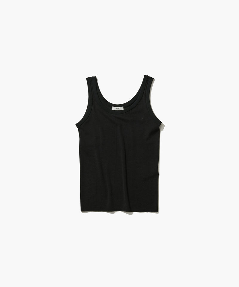 FRESCA CIRCULAR RIB | TANK TOP – ATON | エイトン