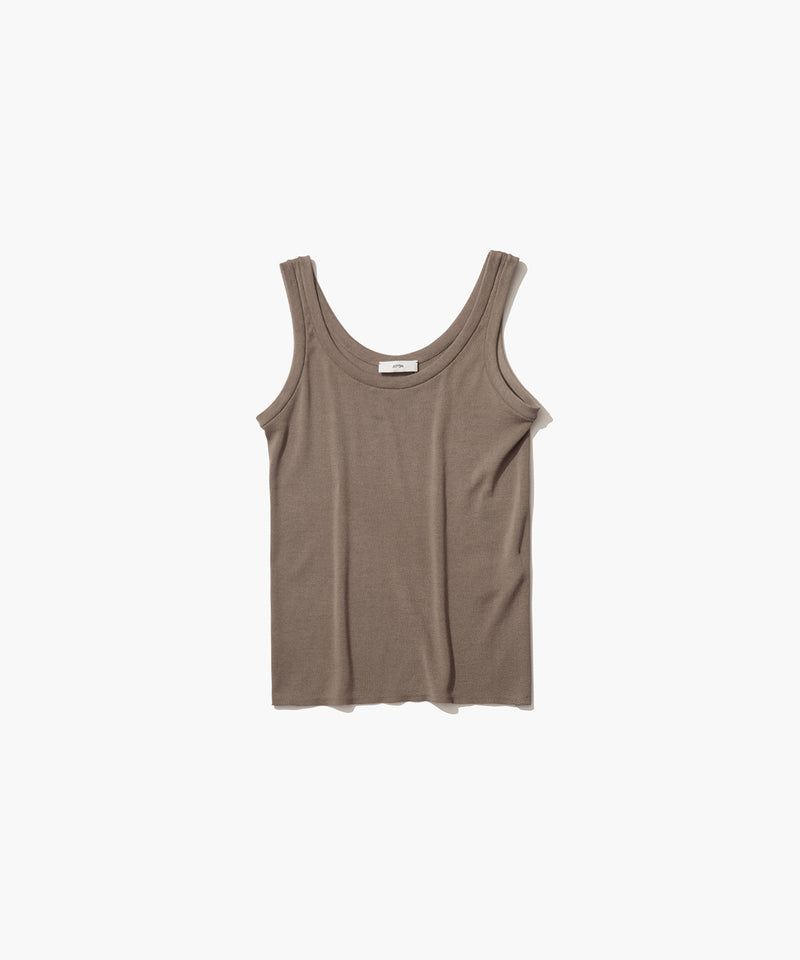 FRESCA CIRCULAR RIB | TANKTOP