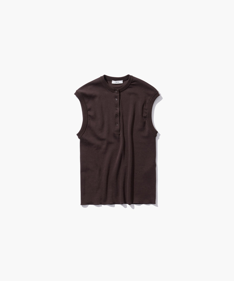 ATON ベスト COMOLI AURALEE stein YOKE HEUGN FRESCA CIRCULAR RIB | HENLEY NECK PULLOVER – ATON | エイトン