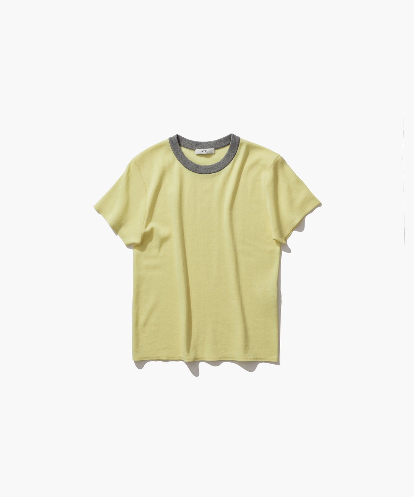 FRESCA CIRCULAR RIB | PERFECT FIT RINGER PULLOVER – ATON | エイトン