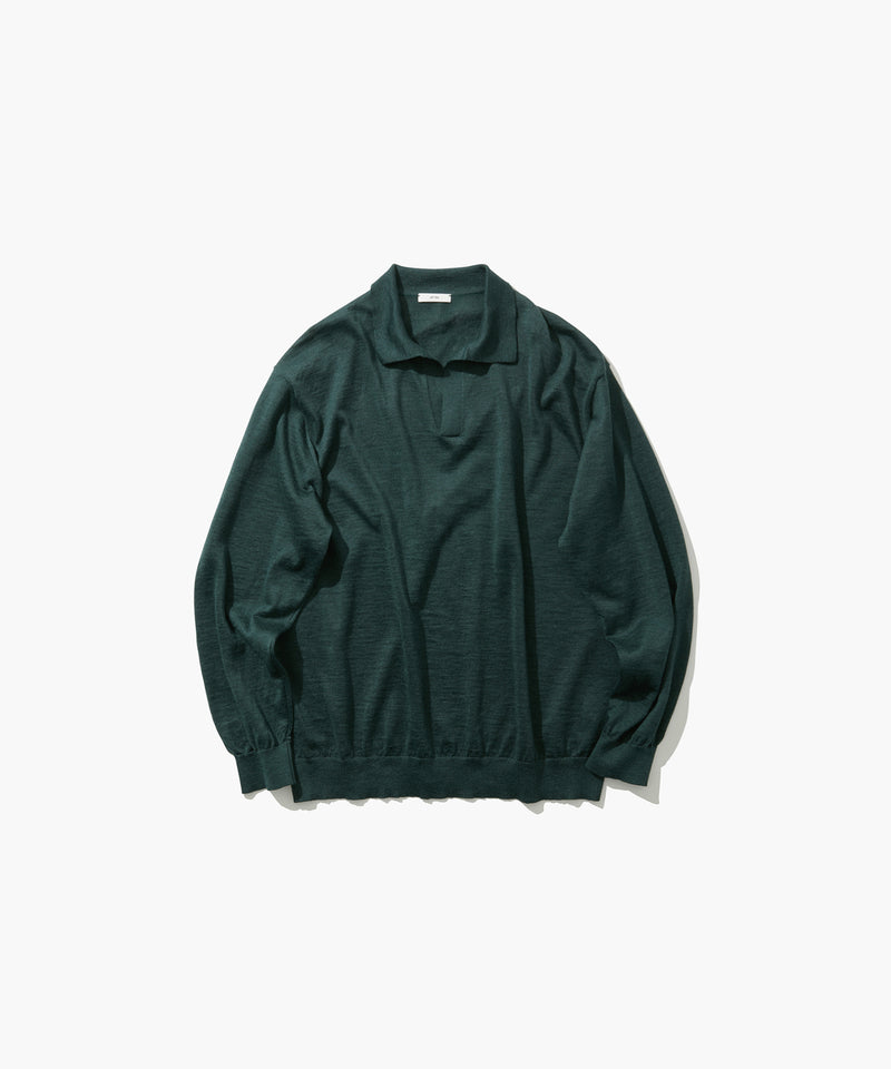 RAMIE CASHMERE | SKIPPER POLO SWEATER