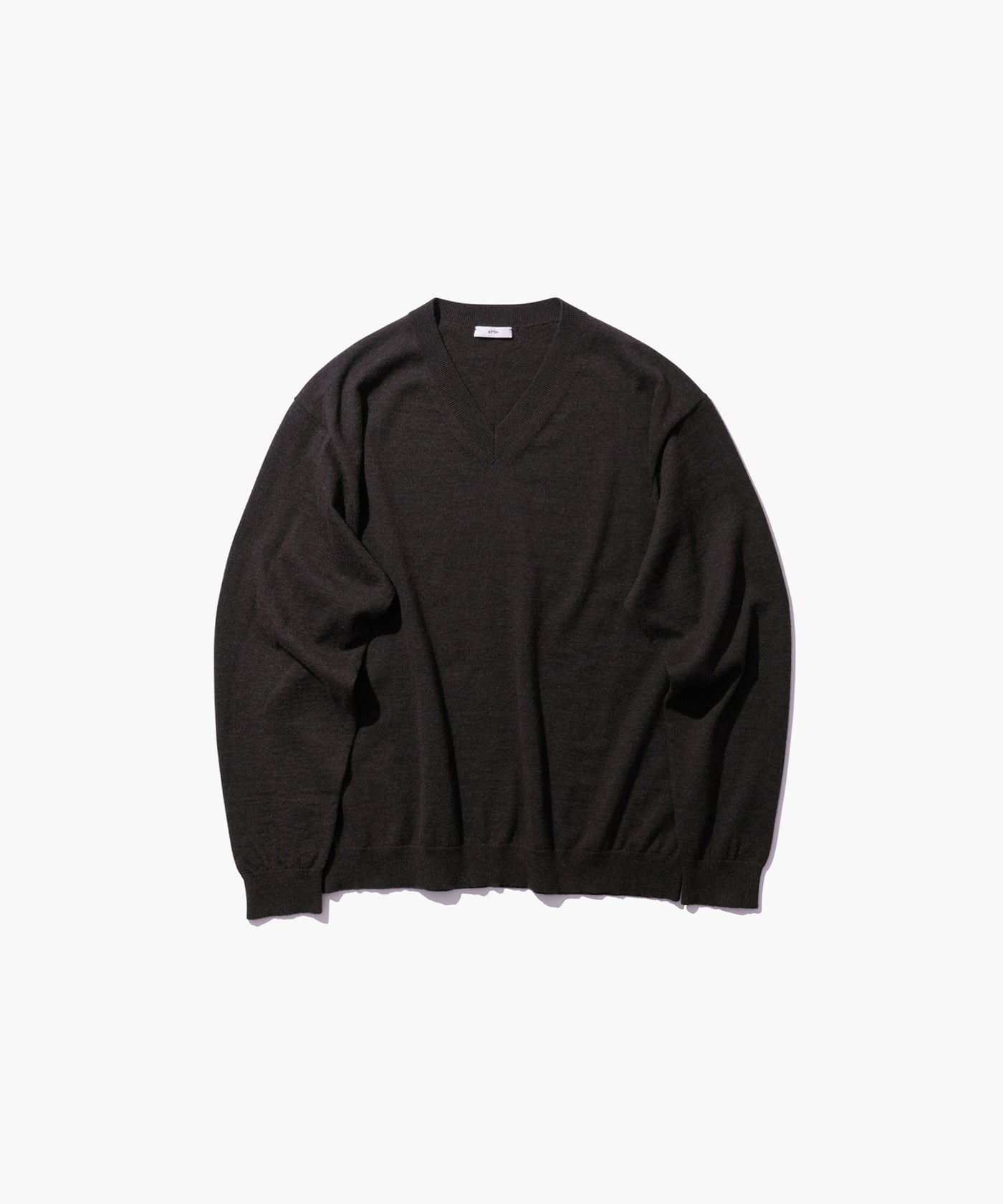 COTTON YAK KNIT | V-NECK SWEATER – ATON | エイトン