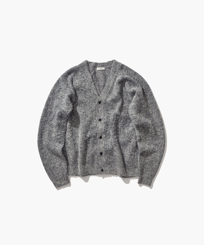 MOHAIR SHORT FUR | V-NECK CARDIGAN – ATON | エイトン