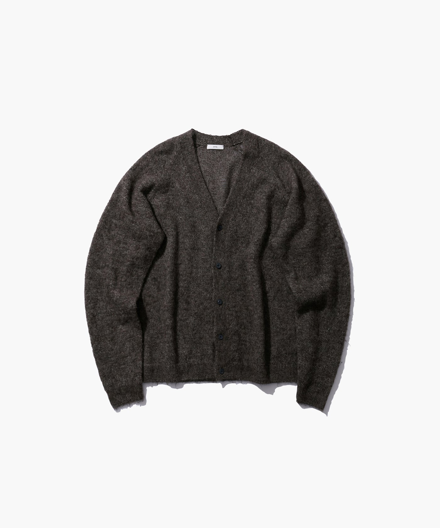 MOHAIR SHORT FUR | V-NECK CARDIGAN – ATON | エイトン