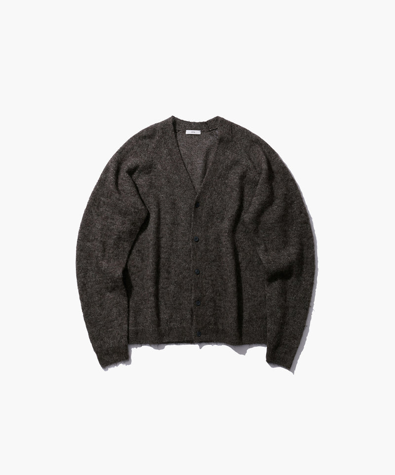 エイトン ATON カーディガン MOHAIR SHORT FUR | V-NECK CARDIGAN – ATON | エイトン