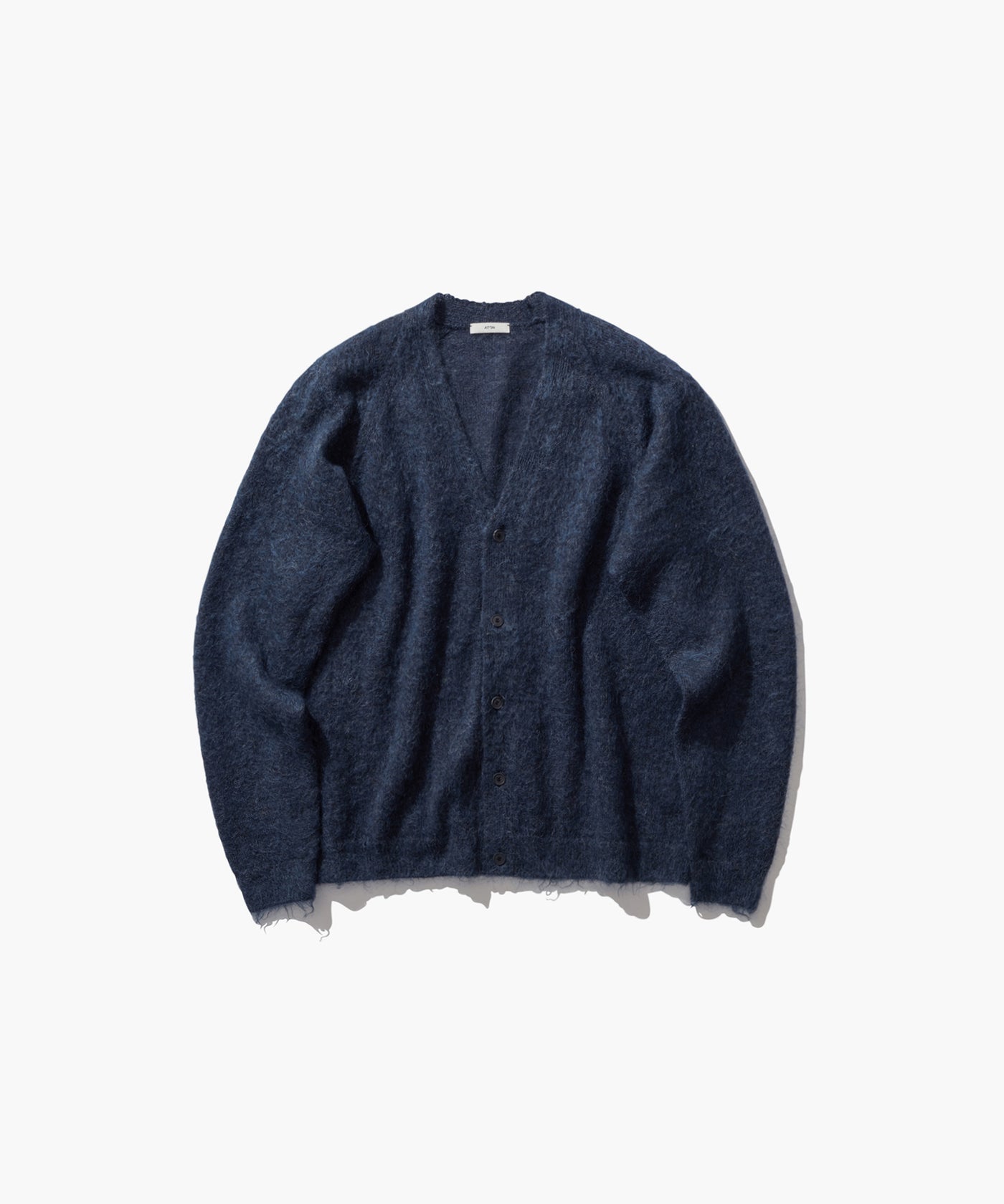 MOHAIR SHORT FUR | V-NECK CARDIGAN – ATON | エイトン