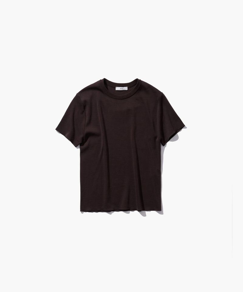 FRESCA CIRCULAR RIB | PERFECT FIT PULLOVER – ATON | エイトン