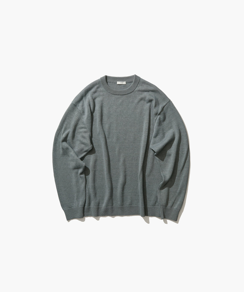 HEMP KNIT | CREWNECK SWEATER – ATON | エイトン