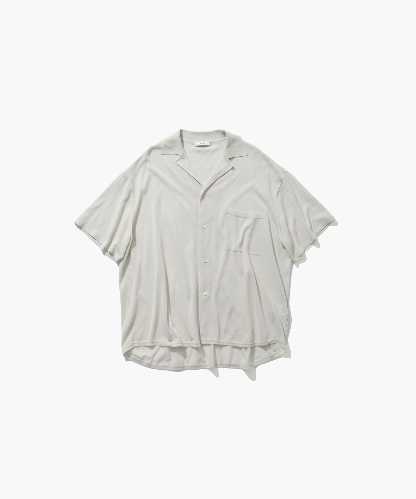 HIGH TWIST COTTON | KNIT SHIRT – ATON | エイトン