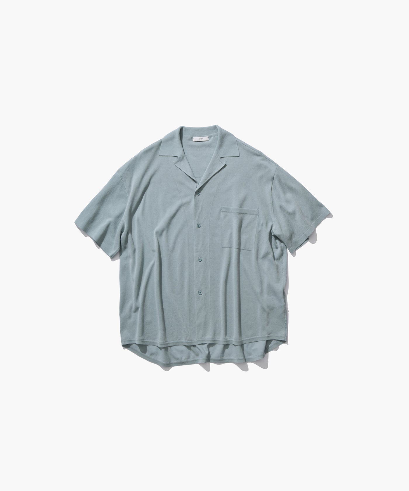 HIGH TWIST COTTON | KNIT SHIRT – ATON | エイトン