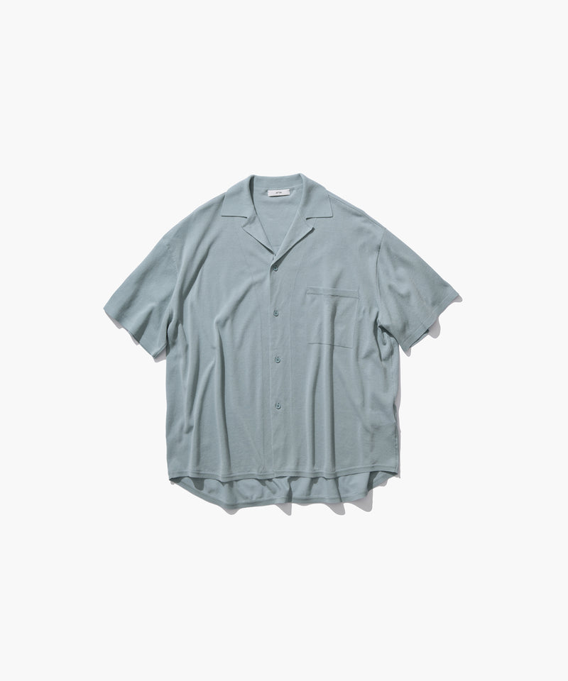 HIGH TWIST COTTON | KNIT SHIRT – ATON | エイトン
