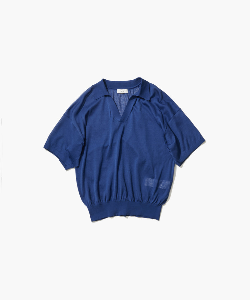 COMPACT COTTON | SKIPPER POLO SWEATER