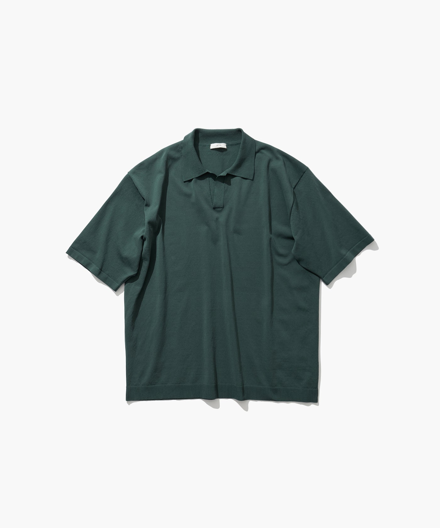FINE ICE COTTON | SKIPPER POLO SWEATER – ATON | エイトン