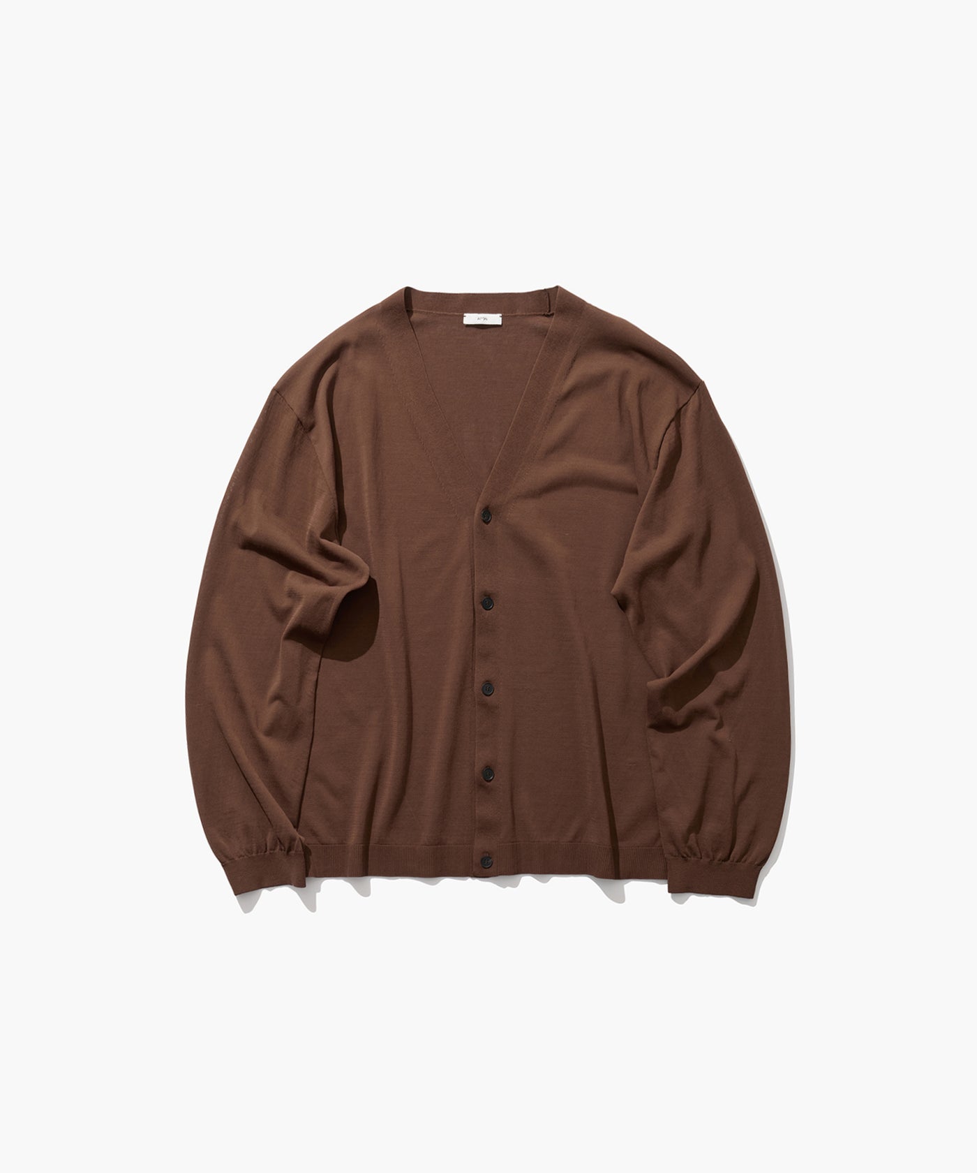 Fine Cotton Vネック カーディガン Fine Cotton Vネック カーディガン（ニット／セーター）｜Deuxieme