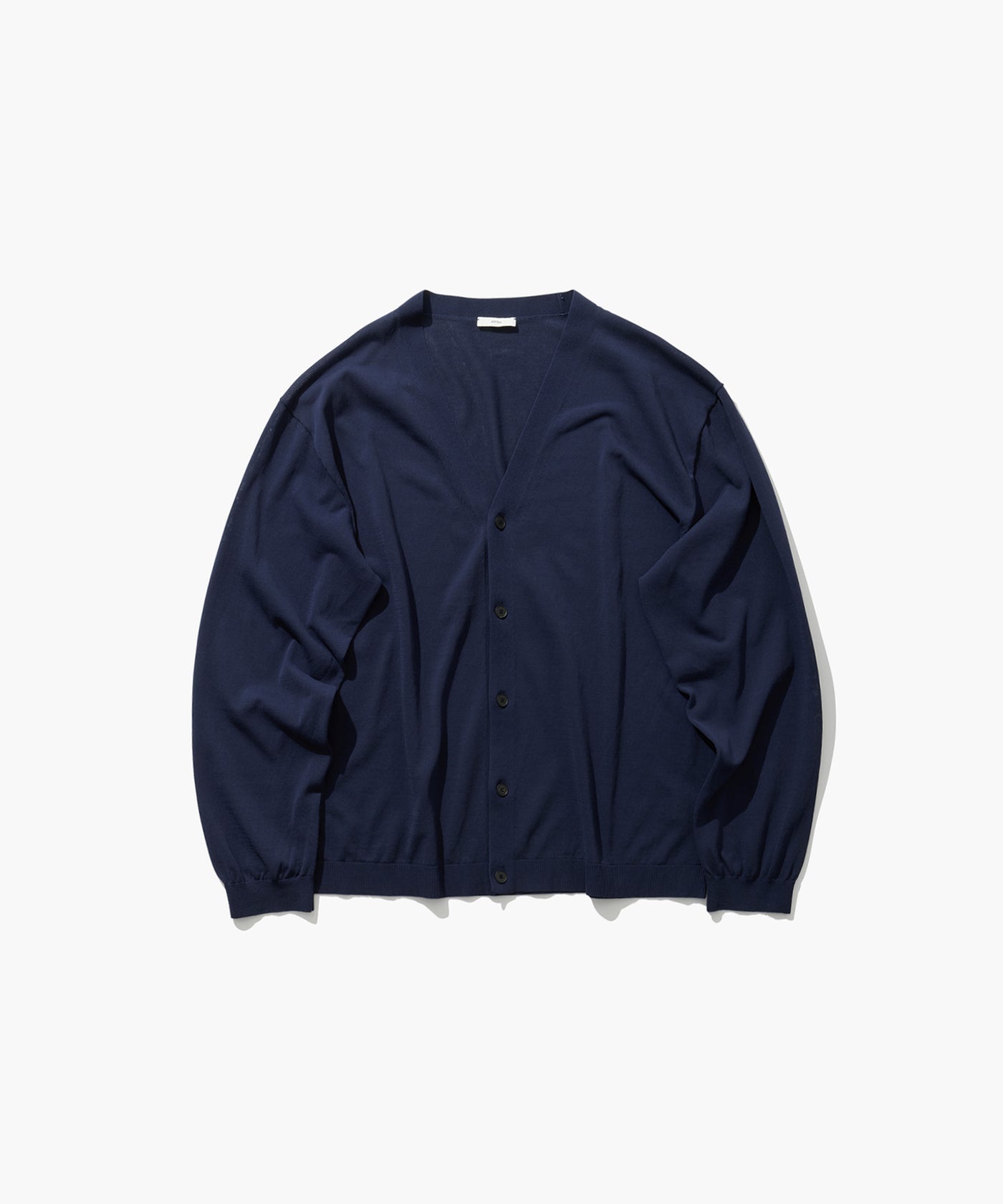 *Fine Cotton Vネック カーディガン Fine Cotton Vネック カーディガン（ニット／セーター）｜Deuxieme