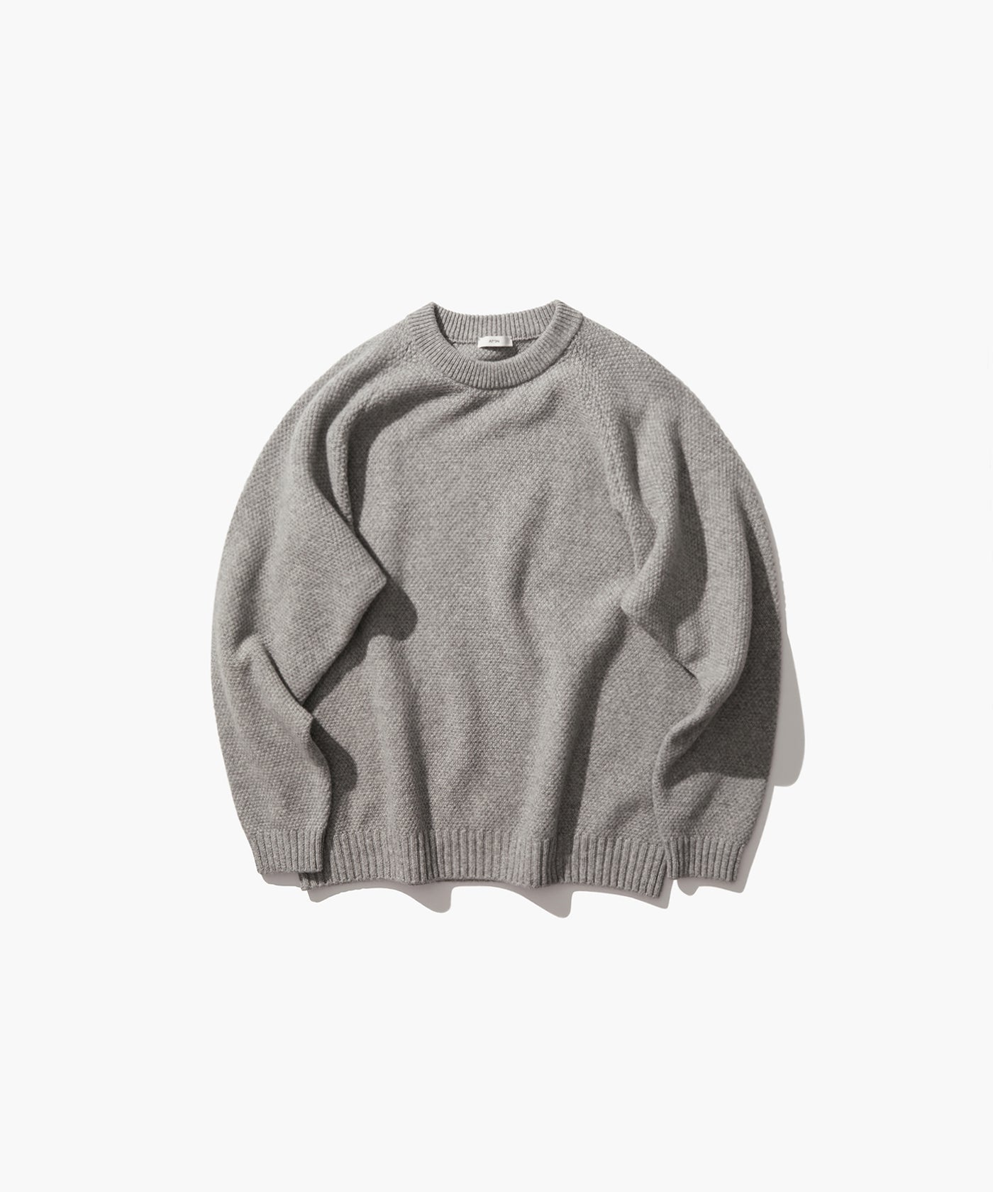 LAMBS WOOL | CREWNECK SWEATER – ATON | エイトン