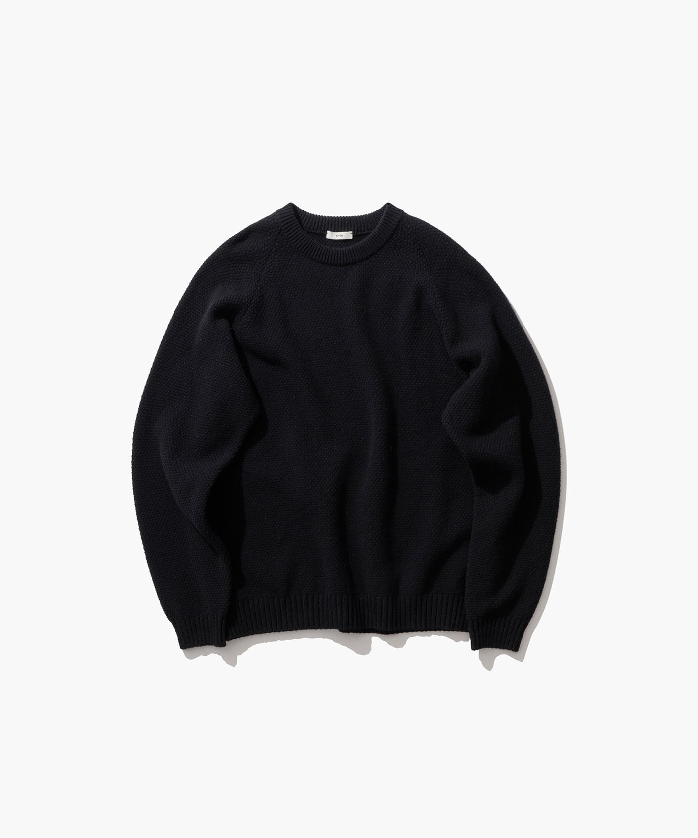 LAMBS WOOL | CREW NECK SWEATER – ATON | エイトン