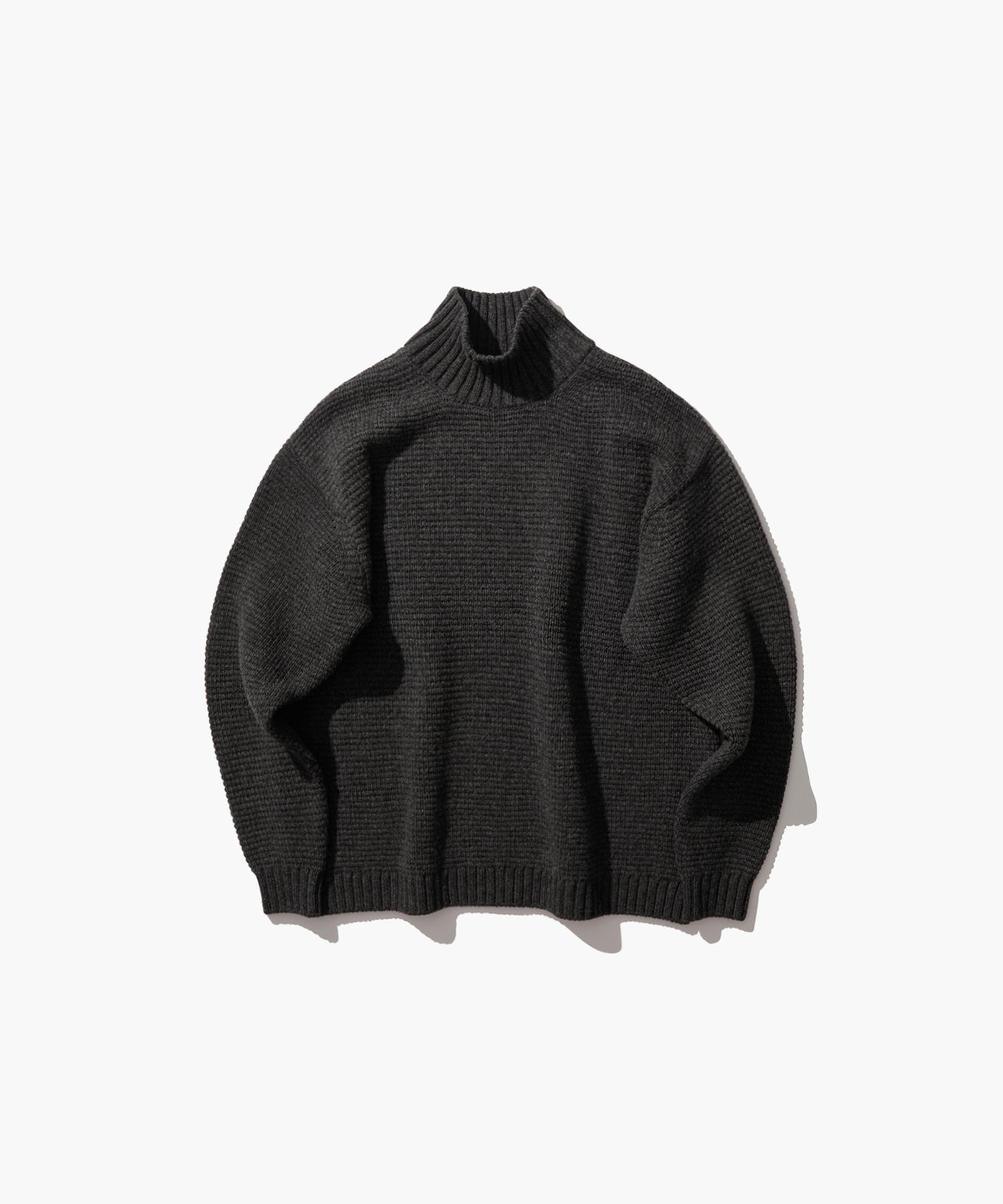 LAMBS WOOL | BOTTLENECK SWEATER – ATON | エイトン