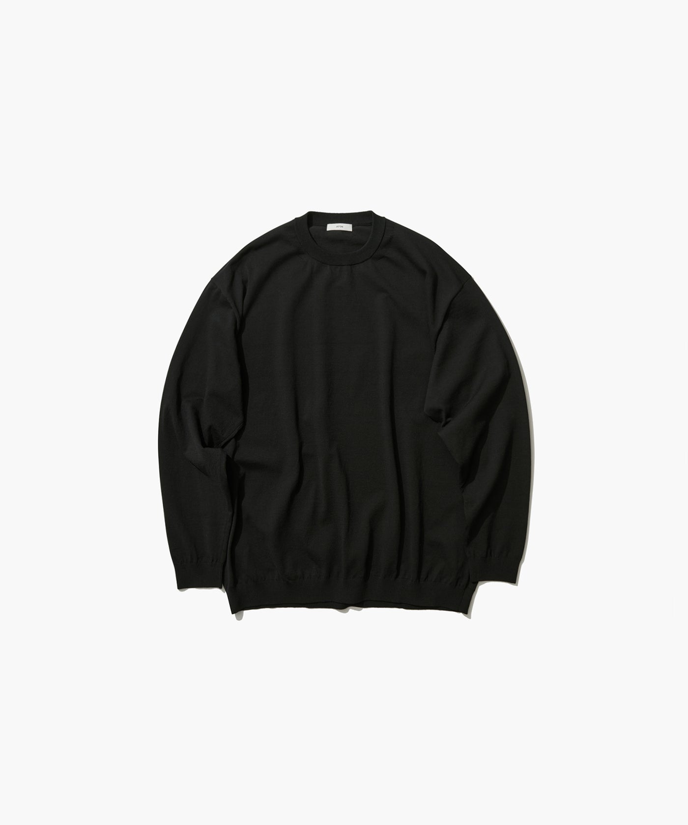 【レイヤード仕様】ATON/FRESCA LAYERED PULLOVER (8 ATON（エイトン）の「【ATON】 FRESCA LAYERED HIGHNECK