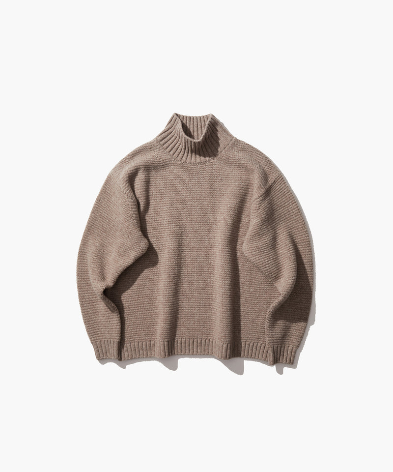 LAMBS WOOL | BOTTLENECK SWEATER