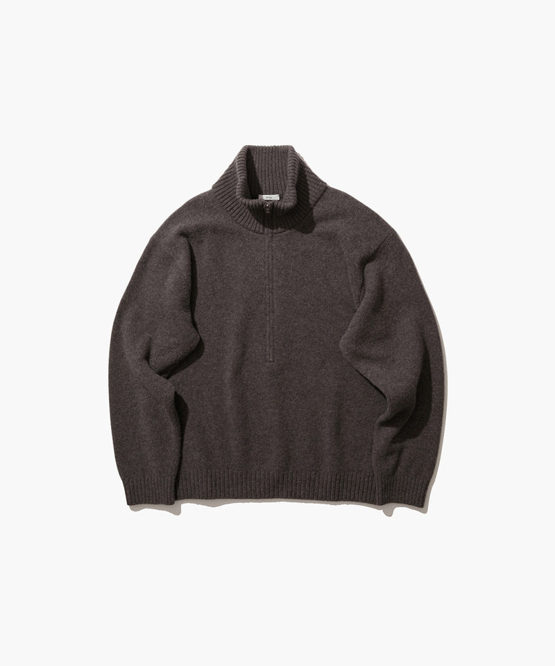 LAMBS WOOL | HALF ZIP SWEATER