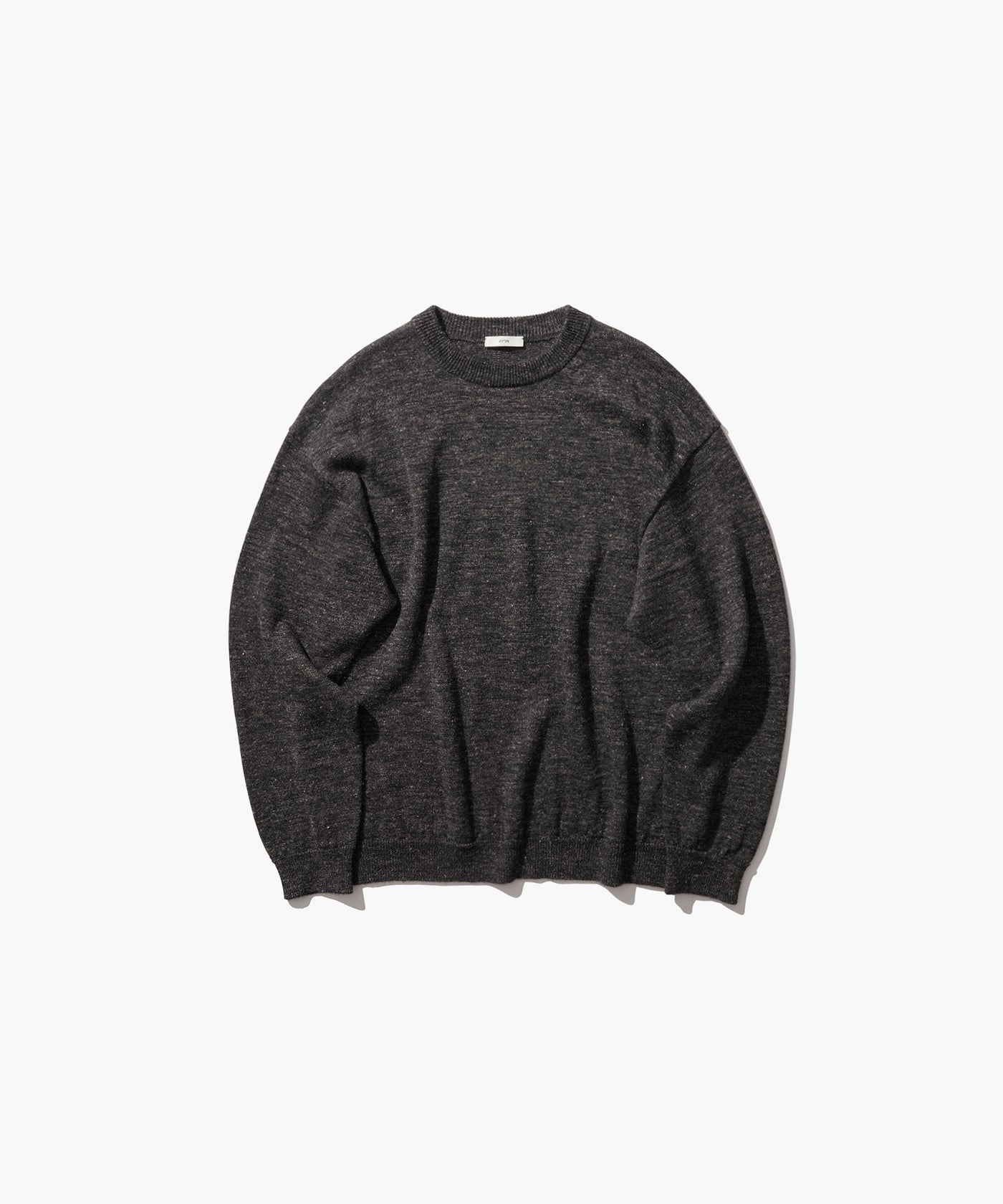 BABY ALPACA LINEN | CREWNECK SWEATER – ATON | エイトン