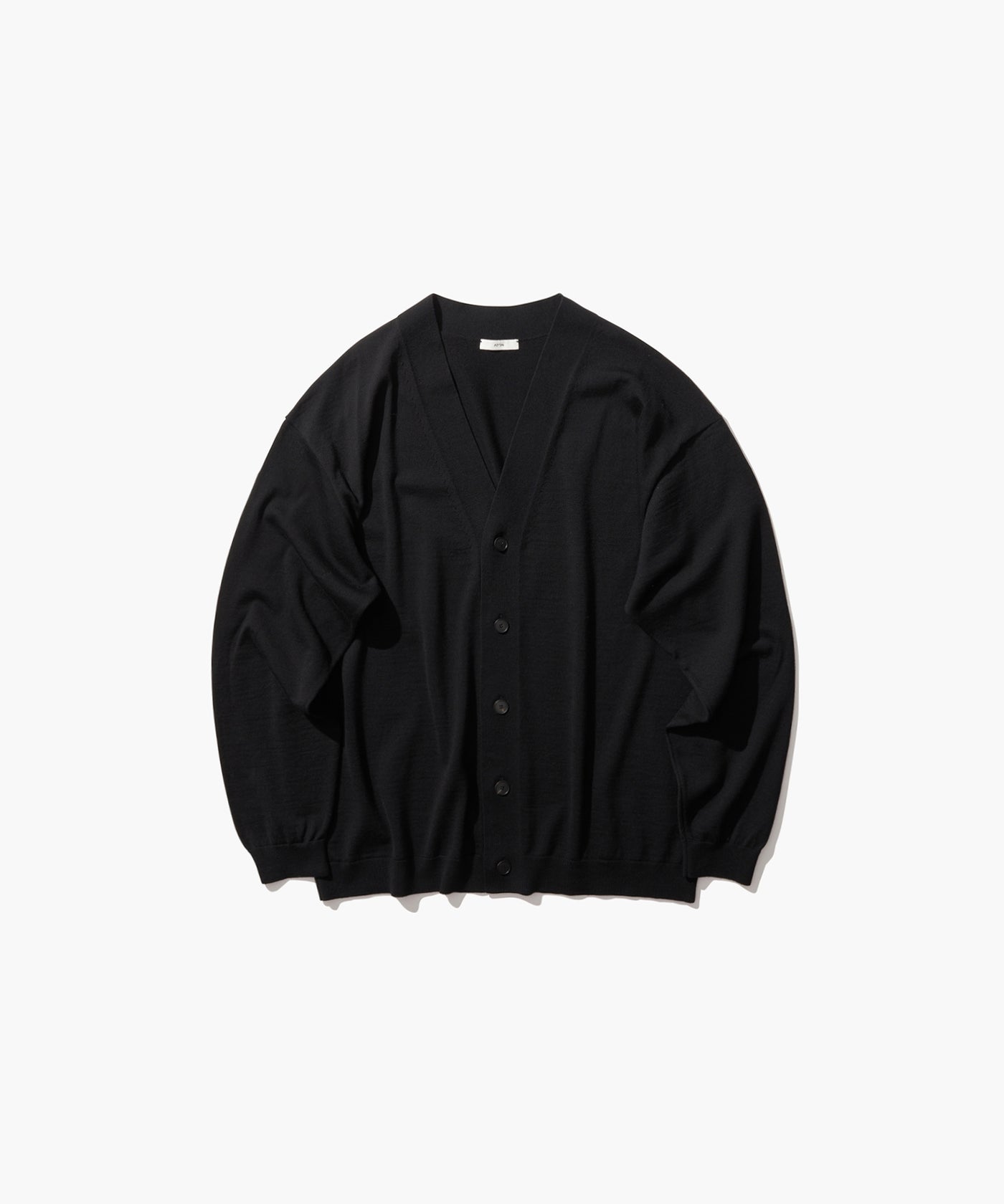 aton/エイトン　wool mole oversized cardigan WOOSTED WOOL | OVERSIZED CARDIGAN – ATON | エイトン