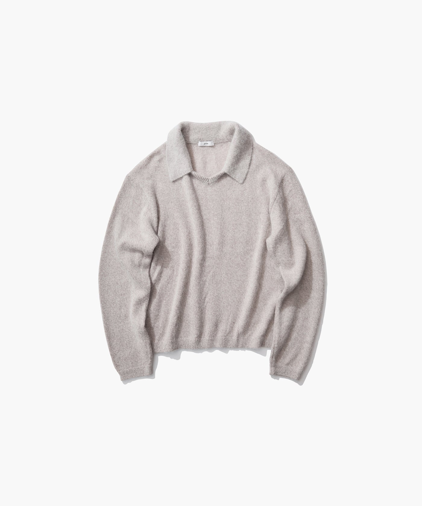 SILK ALPACA | POLO SWEATER – ATON | エイトン