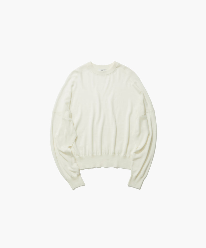 SHEER WOOL | CREWNECK SWEATER