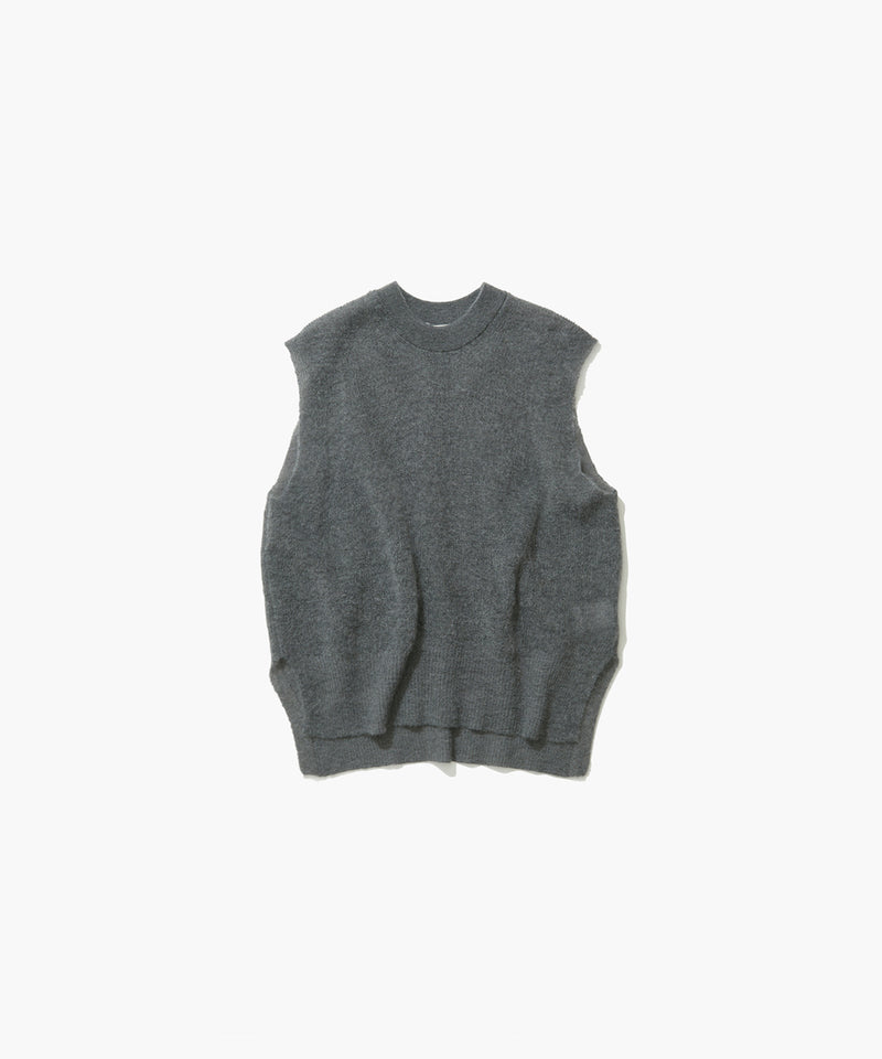 SUPER KID MOHAIR | CREWNECK VEST