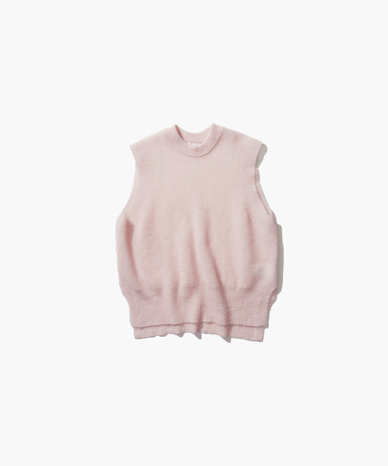 SUPER KID MOHAIR | CREWNECK VEST