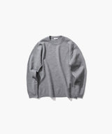 FINE WOOL MELTON | CREW NECK SWEATER – ATON | エイトン