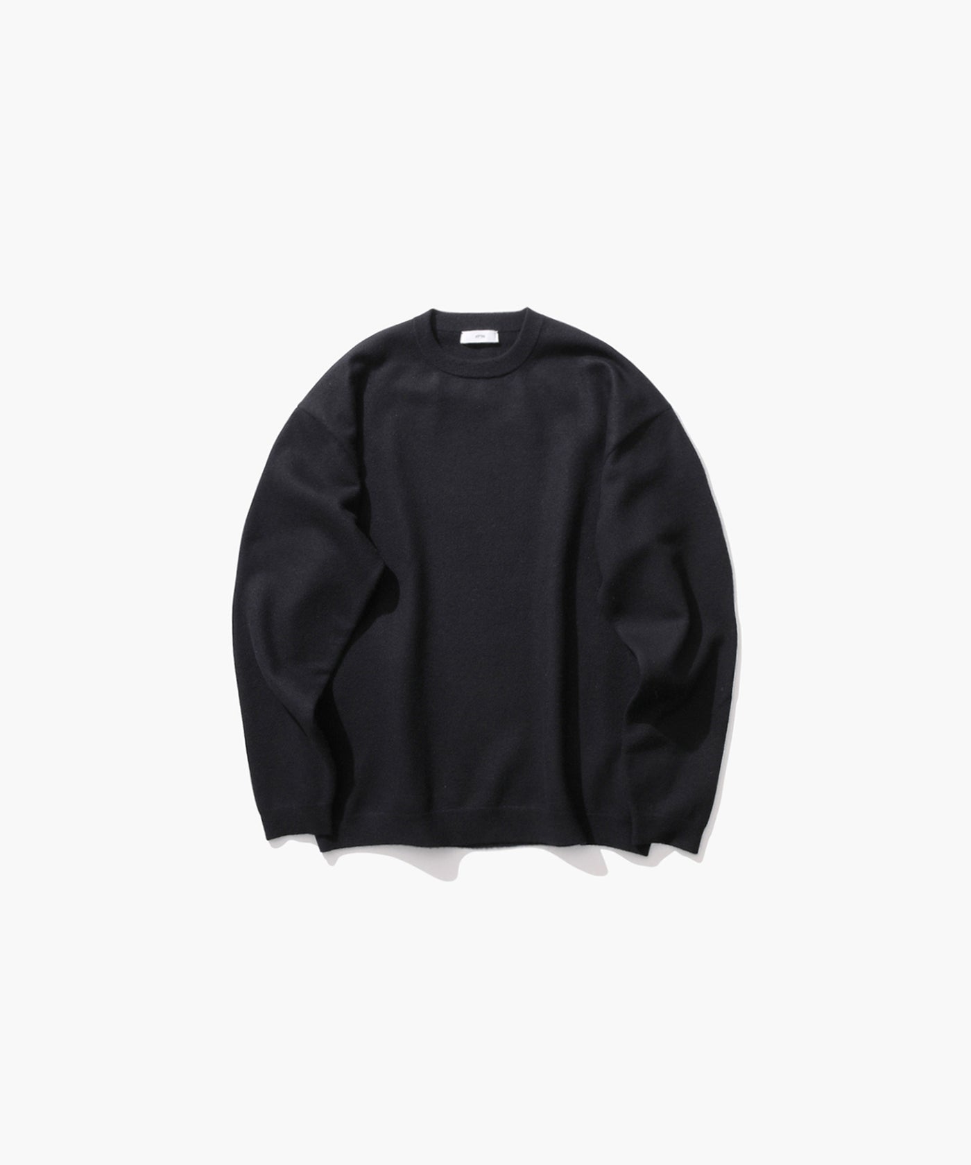 FINE WOOL MELTON | CREWNECK SWEATER – ATON | エイトン