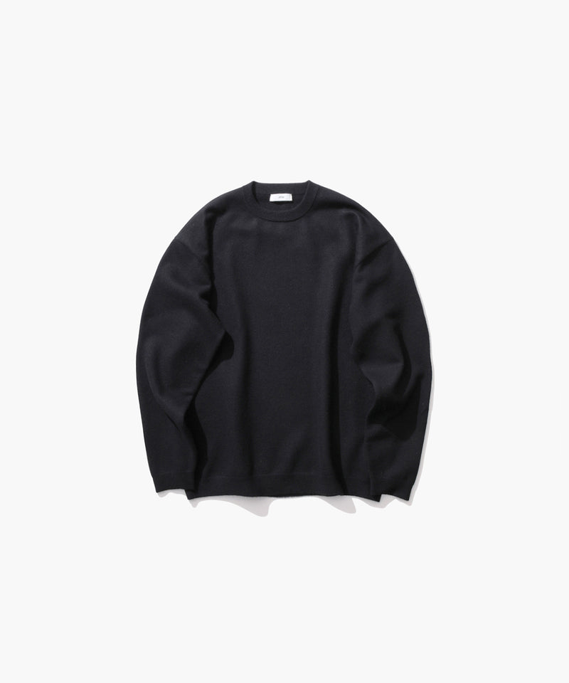 FINE WOOL MELTON | CREWNECK SWEATER